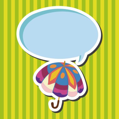 Şemsiye Tema elemets vektör, eps