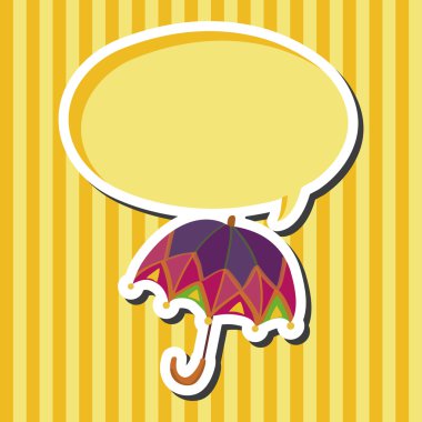 Şemsiye Tema elemets vektör, eps