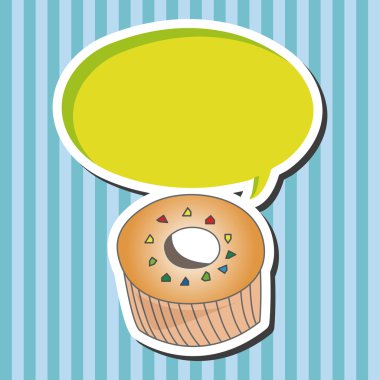 Dekorasyon kek Tema öğeleri vektör, eps10