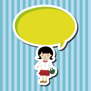 Aile kız karakter Tema öğeleri