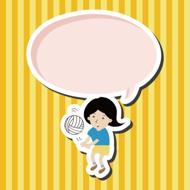 Öğrenci karikatür Tema öğeleri vektör, eps