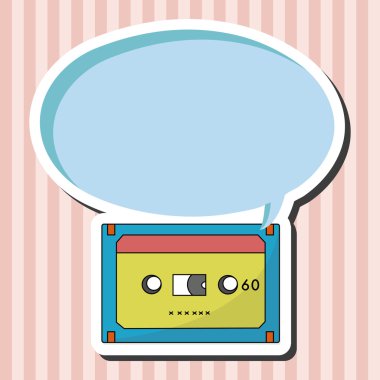 Audio thema elementen vector, eps