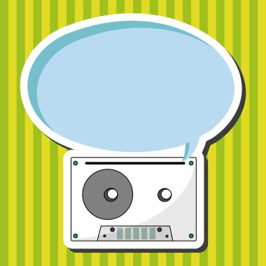 Audio thema elementen vector, eps