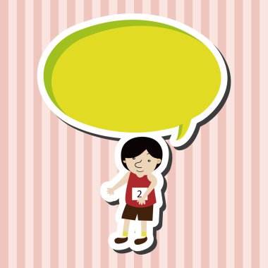 Basketbol oyuncu öğeleri vektör, eps