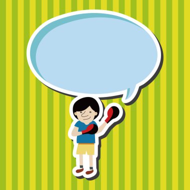 boksör Tema öğeleri vektör, eps