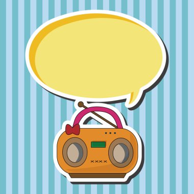 radyo Tema öğeleri vektör, eps