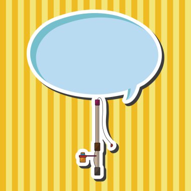 Balıkçılık çubuklar Tema öğeleri