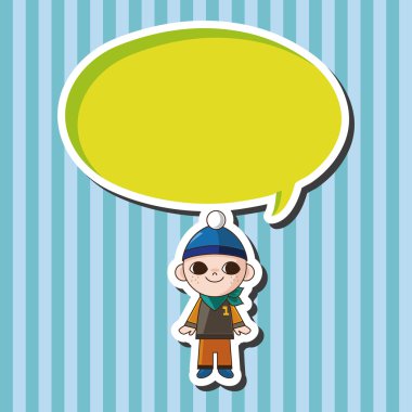 Erkek adam çizgi film Tema öğeleri