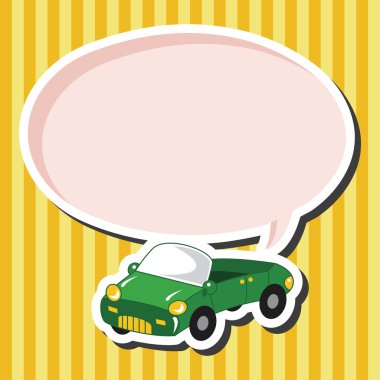 ulaşım araba tema öğeleri vektör, eps