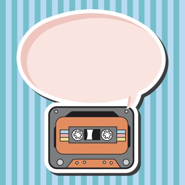 Audio thema elementen vector, eps