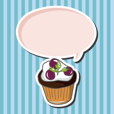 pasta düz simgesi öğeleri arka plan, eps10 dekorasyon