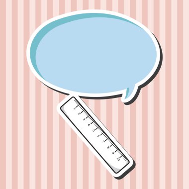 sabit cetvel Tema öğeleri vektör, eps