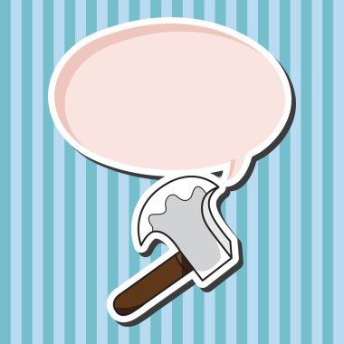 iş aracı balta Tema öğeleri vektör, eps