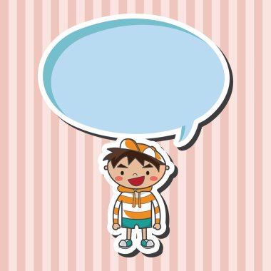 Aile çocuk karakter Tema öğeleri