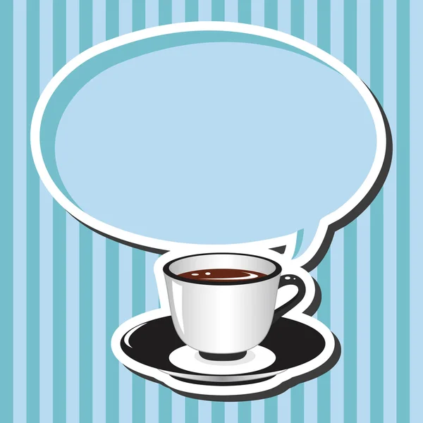 コーヒーのテーマの要素 — ストックベクタ