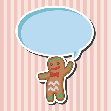 Zencefilli kurabiye adam Tema öğeleri