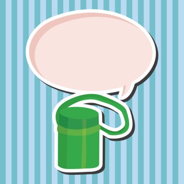 Bebek seyahat su şişesi Tema öğeleri