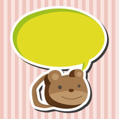 Bebek seyahat ayı Tema öğeleri çanta