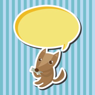 hayvan tilki enstrüman çizgi film Tema öğeleri oynarken