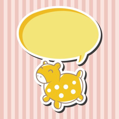 Bebek oyuncak at Tema öğeleri