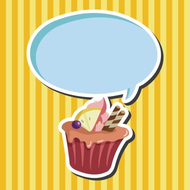 Dekorasyon kek Tema öğeleri vektör, eps10