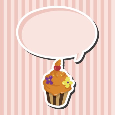 Dekorasyon kek Tema öğeleri vektör, eps10