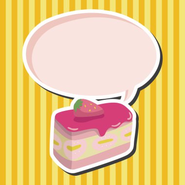 Dekorasyon kek Tema öğeleri vektör, eps10