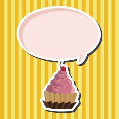 Dekorasyon kek Tema öğeleri vektör, eps10