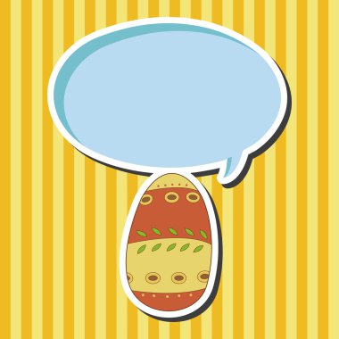 Paskalya yumurta Tema öğeleri boyama