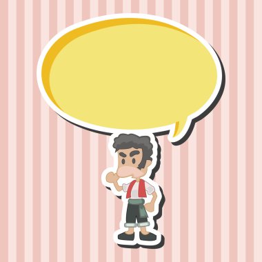 karikatür karakter kişi tema öğeleri