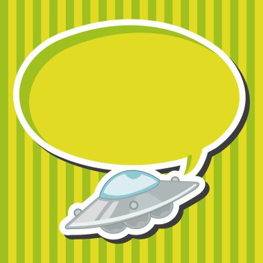 Uzay ufo Tema öğeleri