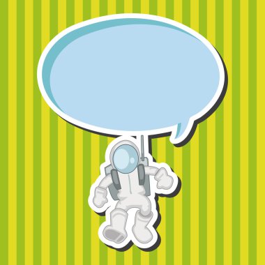 Uzay astronot Tema öğeleri