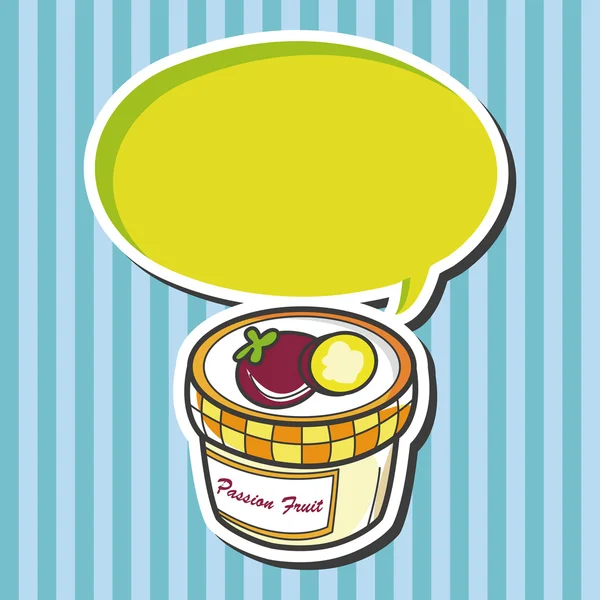 Jam tema elementos vector, eps — Vector de stock