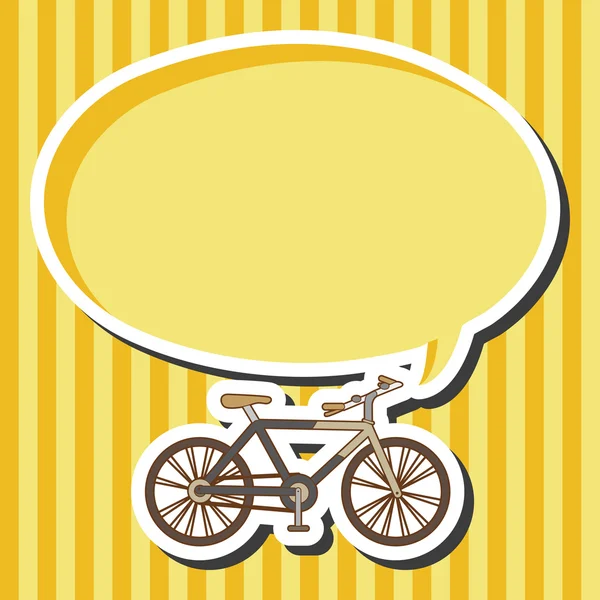 Transport fiets thema elementen vector, eps — Stockvector