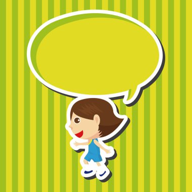 Spor atlet runner Tema öğeleri