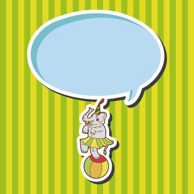 sirk hayvan Tema öğeleri vektör, eps