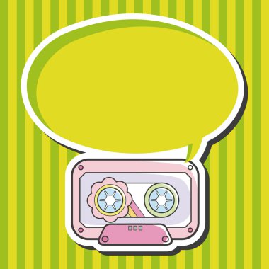 Audio thema elementen vector, eps