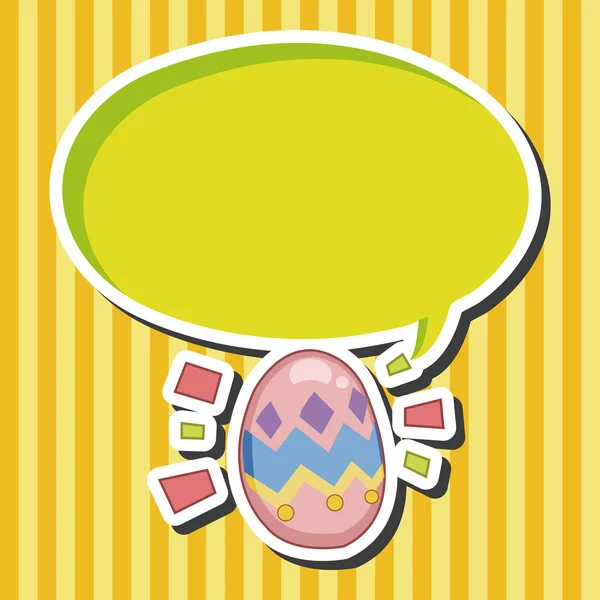 Easter egg thema elementen vector, schilderen eps — ストックベクタ