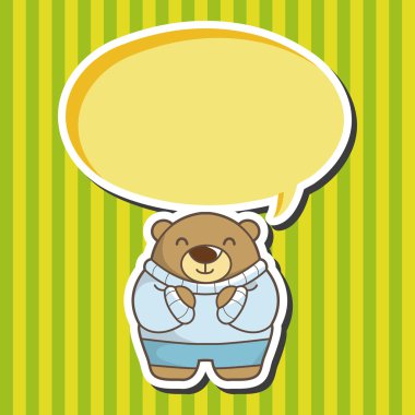 hayvan ayı kış çizgi film Tema öğeleri