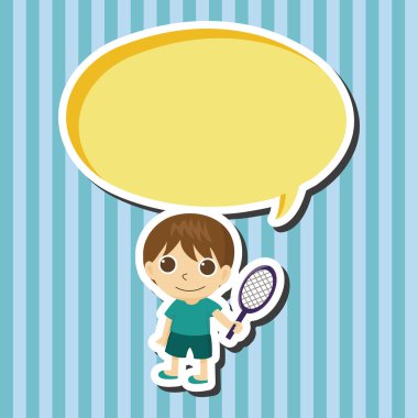 Tenis oyuncu Tema öğeleri