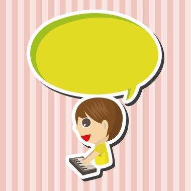 karakter müzisyen Tema öğeleri