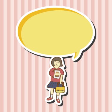 Öğrenci çizgi film Tema öğeleri