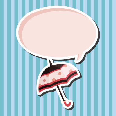 Şemsiye Tema öğeleri vektör, eps