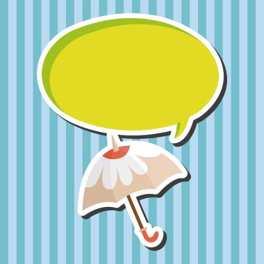 Şemsiye Tema öğeleri vektör, eps