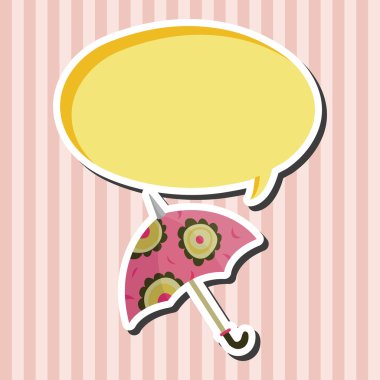 Şemsiye Tema öğeleri vektör, eps