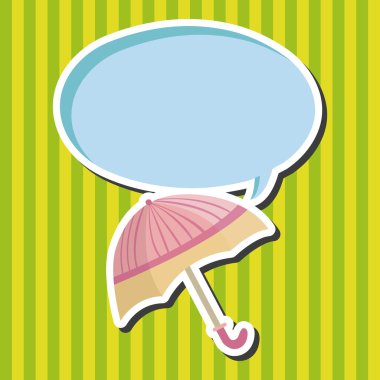 Şemsiye Tema öğeleri vektör, eps