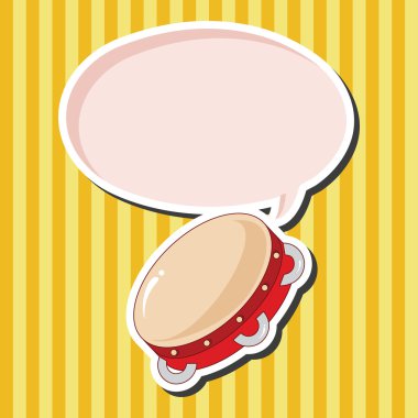 müzik tef Tema öğeleri vektör, eps