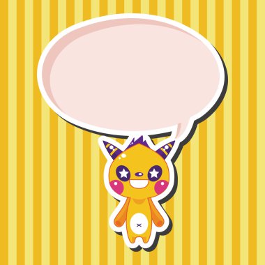 canavar çizgi film Tema öğeleri vecotr, eps