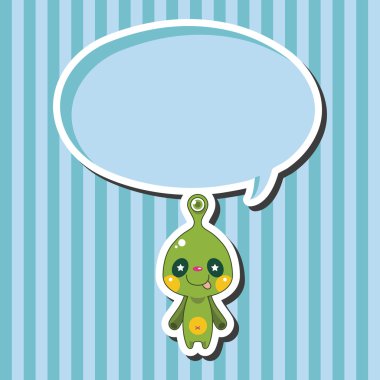 canavar çizgi film Tema öğeleri vecotr, eps