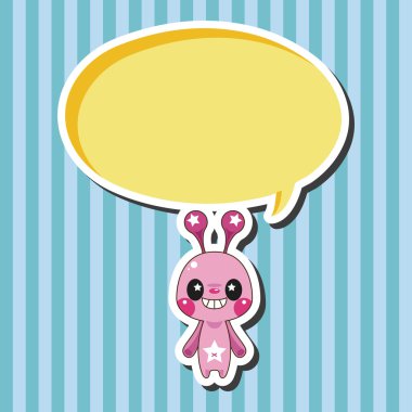 canavar çizgi film Tema öğeleri vecotr, eps